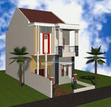   Gambar Desain Rumah &gt;&gt; Biaya Gambar Desain Rumah KPR Type 21/60 - RSS