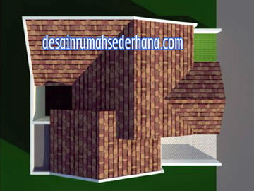 Desain rumah minimalis - model atap