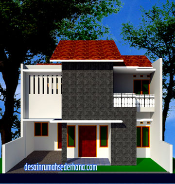 desain rumah minimalis 2 lantai type 100 luas tanah 90 m2