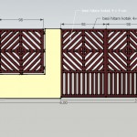 Desain Pagar Rumah Minimalis KPR-BTN Type 21/60