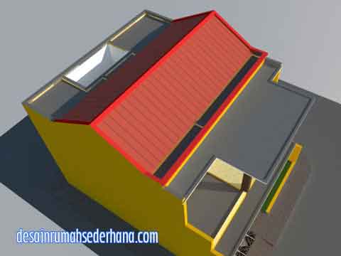 model atap rumah 2 lantai